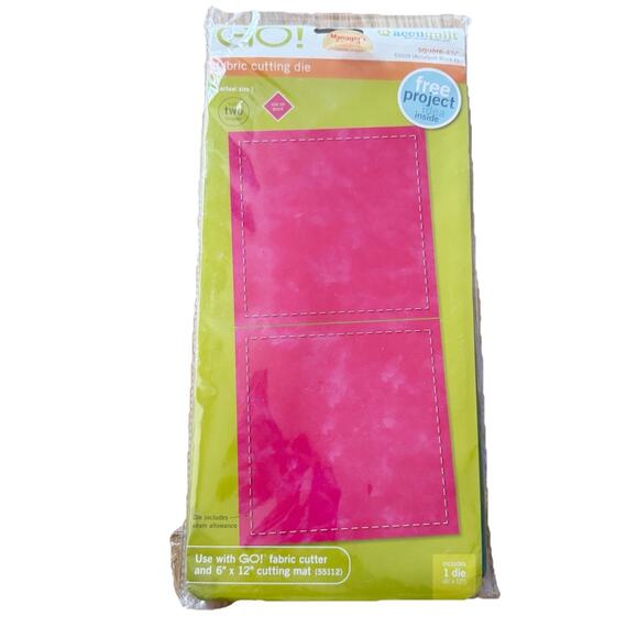 Accuquilt GO! Square-4¾" (4¼" finished) item number 55019 Block F Discontinued - Picture 1 of 4